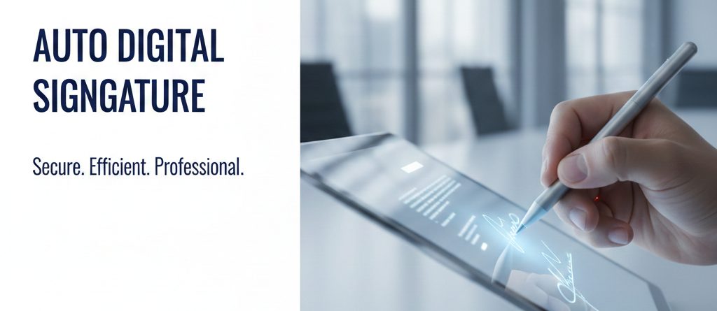Auto Digital Signature Documents